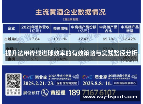 提升法甲锋线进球效率的有效策略与实践路径分析